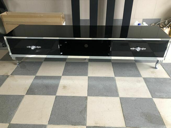 Rtv czarna, NOWA, lustrzana, ludwik, srebro, OKAZJA!!!