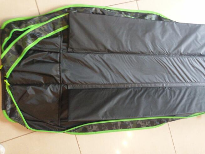 Nowoczesny sztywny pokrowiec 135cm dwie komory