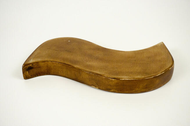 Świecznik z drewna brzozowego