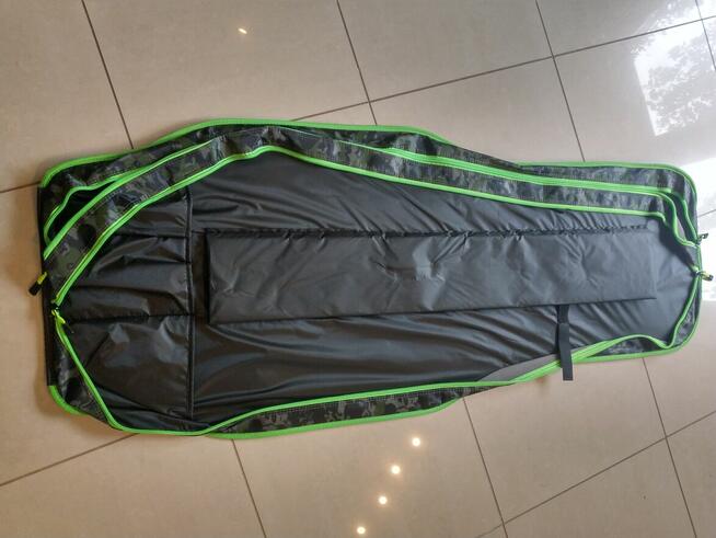 Nowoczesny sztywny pokrowiec 135cm dwie komory