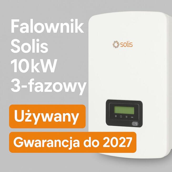 Falownik Solis 10kW 3-fazowy | Używany | Gwarancja do 2027