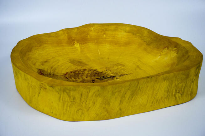 Duża patera z plastra klonu