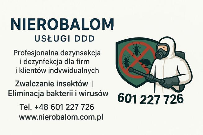 Usługi DDD dla Warszawy - zamów online 24h lub sms-em