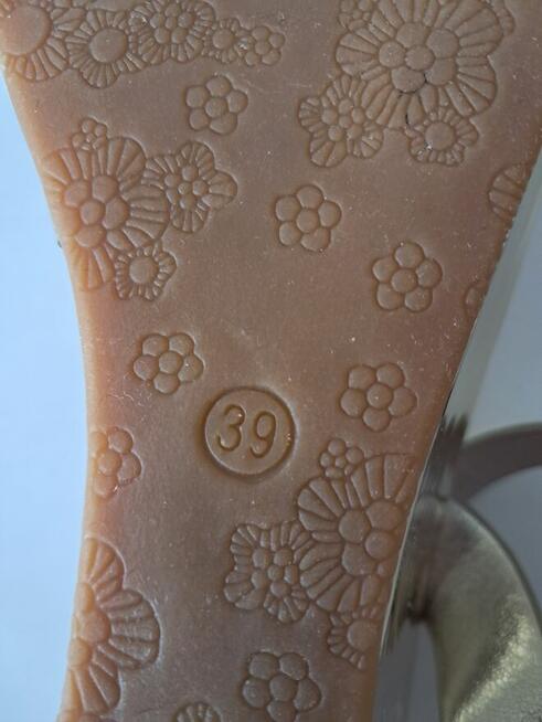 Buty damskie - sandały złote „Beauty girl’s”