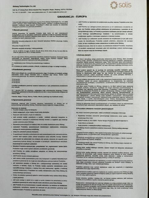 Falownik Solis 10kW 3-fazowy | Używany | Gwarancja do 2027