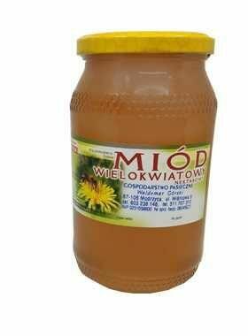 Miód nektarowy Wielokwiatowy 1,2 KG z Lubuskiego