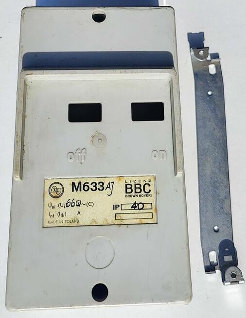 OBUDOWA GJ HERMETYCZNA IP65 WYŁĄCZNIKA M633 Nowa Nie Używana