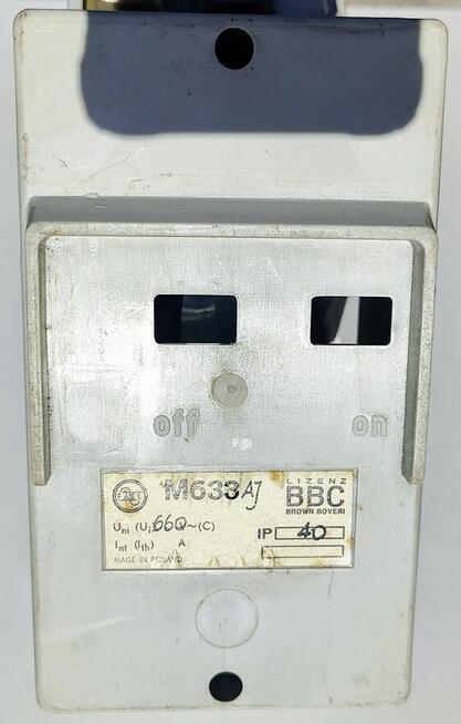 OBUDOWA GJ HERMETYCZNA IP65 WYŁĄCZNIKA M633 Nowa Nie Używana