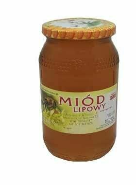 Miód nektarowy Lipowy 1,2 KG z Lubuskiego