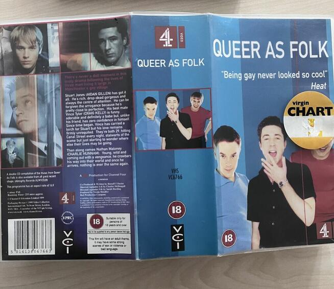 Kultowa Kolekcja VHS Queer as Folk (UK) - Wydanie Oryginal