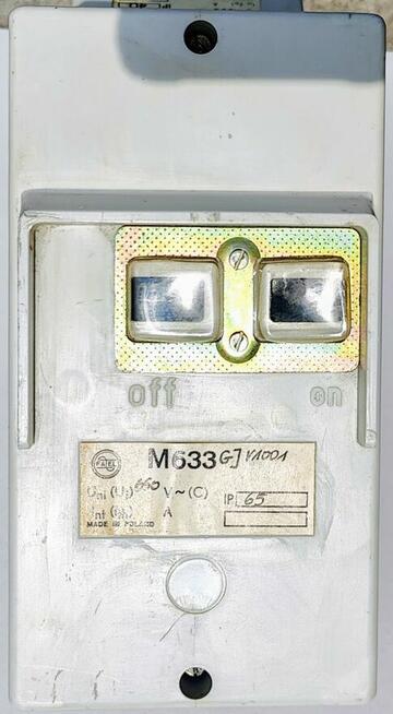 OBUDOWA GJ HERMETYCZNA IP65 WYŁĄCZNIKA M633 Nowa Nie Używana