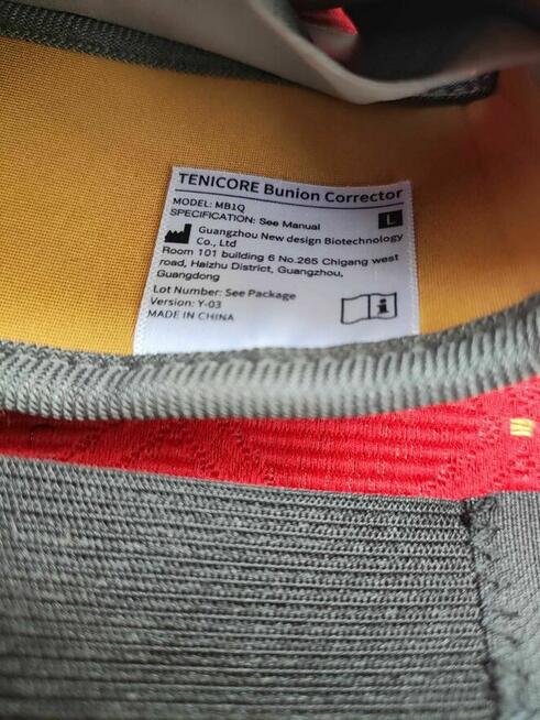 Orteza Osłona na palec palce haluks korektor palców Tenicore