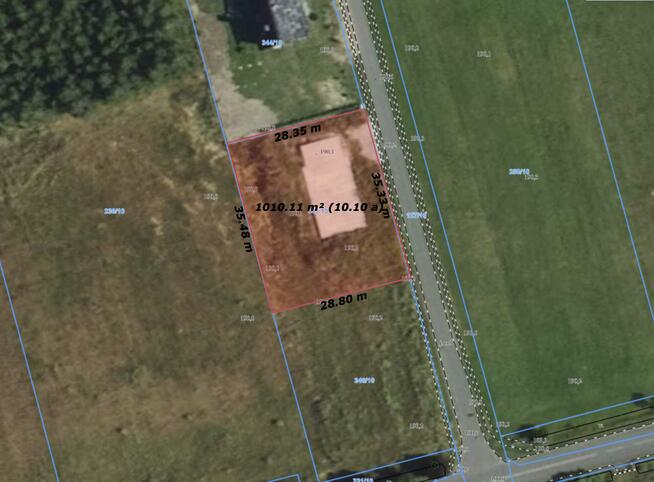 Działka budowlana Krasiejów gm. Ozimek