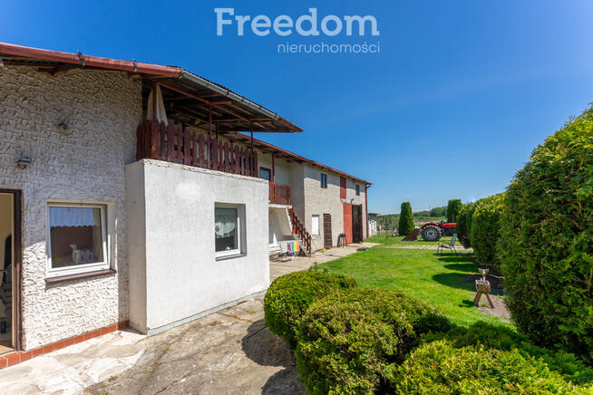 Dom z duża działka