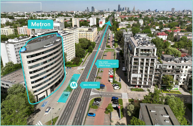 Lokal użytkowy Warszawa gm. Mokotów Mokotów, Wierzbno, Aleja Niepodległości