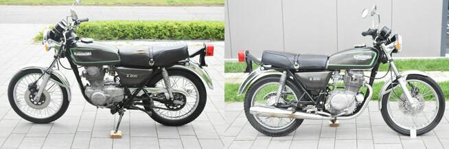 Kawasaki KZ 200 A, Z 200 1979r. mega oldtimer w oryginale, z DE, A2