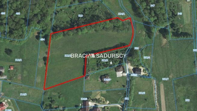 Działka inwestycyjna Głogoczów gm. Myślenice