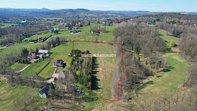 Działka inwestycyjna Głogoczów gm. Myślenice