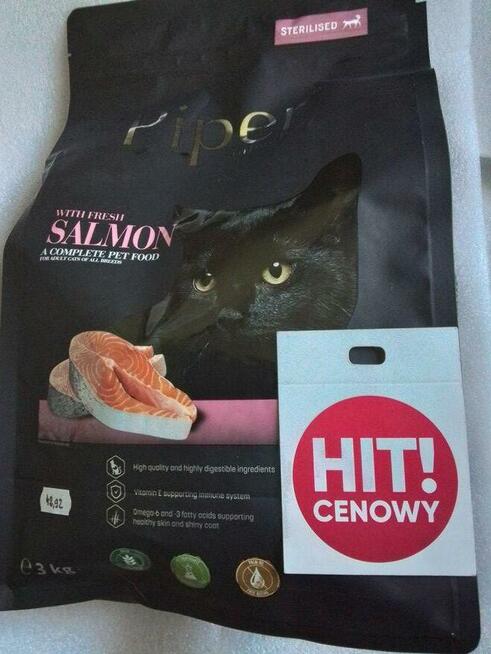 Sucha karma dla kotów dorosłych*PIPER-ANIMALS SALMON*