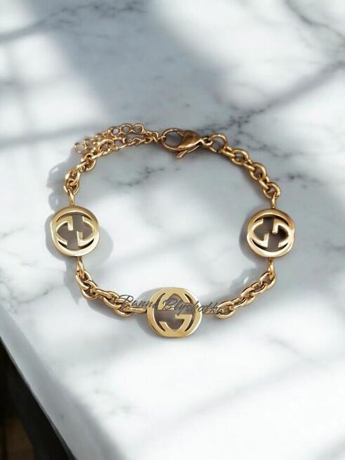 Bransoletka GUCCI z logo – modna, elegancka