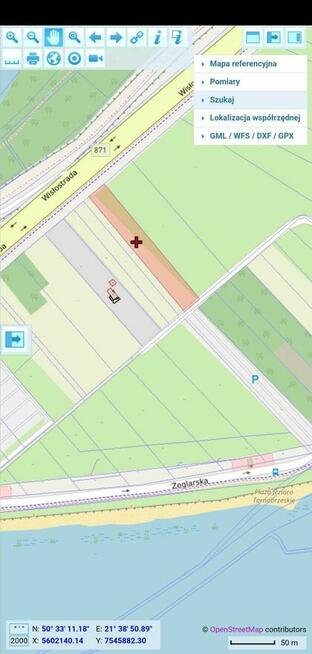 Działka nad jeziorem Tarnobrzeskim