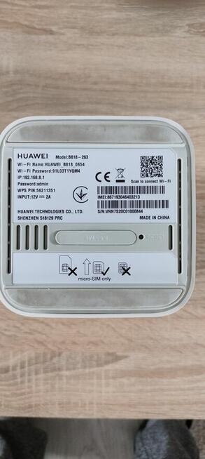 Ruter HUAWEI B818-263