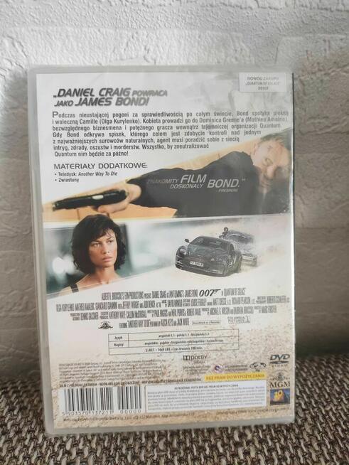 James Bond 007 Quantum of Solace DVD Film Płyta PL D Craig