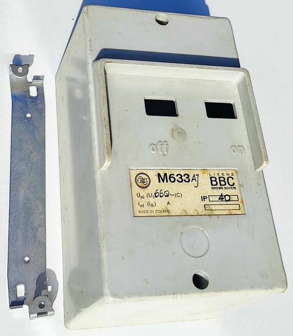 OBUDOWA GJ HERMETYCZNA IP65 WYŁĄCZNIKA M633 Nowa Nie Używana