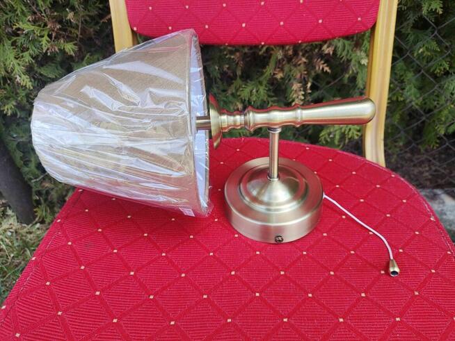 Lampa złota Kinkiet ścienny na ścianę wiszący lampka