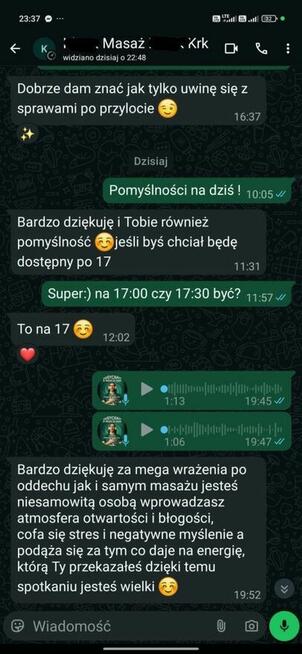 Masaż relaksacyjny Kraków