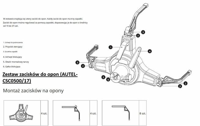 Autel zaciski Clamp Target - IWA 500 Autel