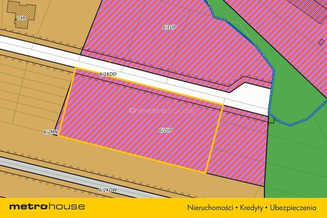 Działka usługowo/produkcyjna - 5612 m² - prostokąt