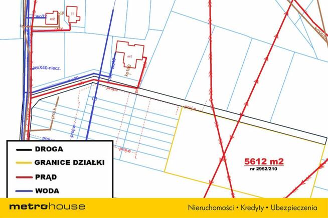 Działka usługowo/produkcyjna - 5612 m² - prostokąt