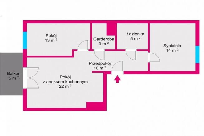 Mieszkanie 3 pokojowe do wynajęcia Rzeszów