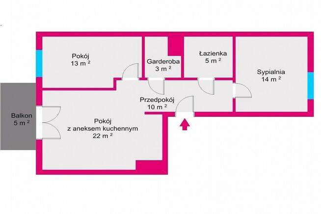 Mieszkanie 3 pokojowe do wynajęcia Rzeszów