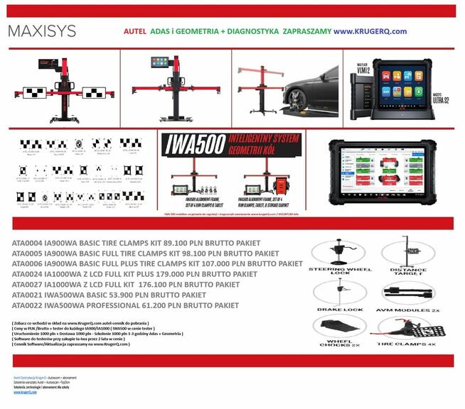 Autel zaciski Clamp Target - IWA 500 Autel