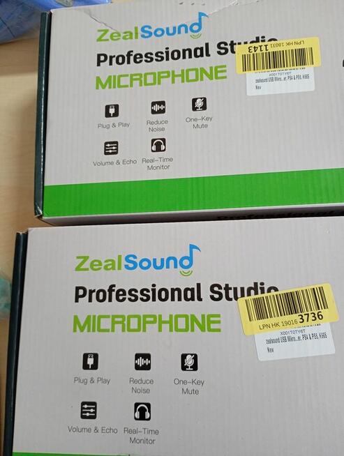 Mikrofon Studyjny ZealSound K66S + Ramię Regulowane