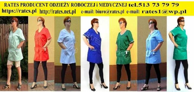 Fartuchy stylonowe Firmy Rates.pl cena netto 13,75 zł.