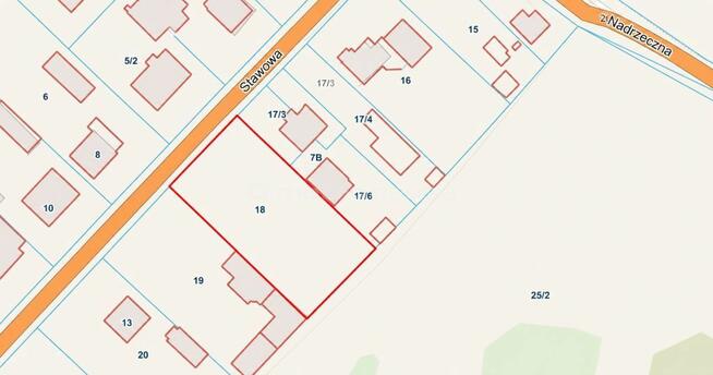 1220 m²,media, asfalt, spokojna część Radomia