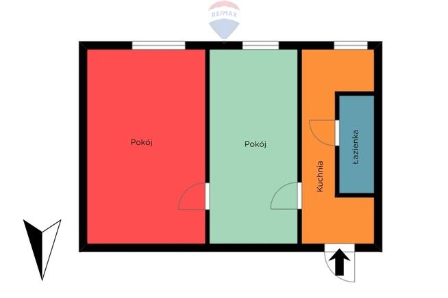 2 pokoje w centrum Łodzi | remont i potencjał