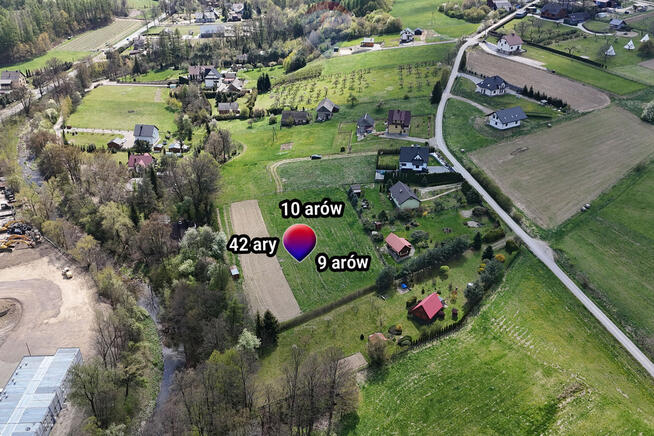 Działka budowlana, 9 arów, Pogorzany, Szczyrzyc