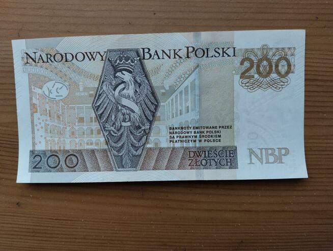 Banknot 200zł z 06.09.2021 ale numer !