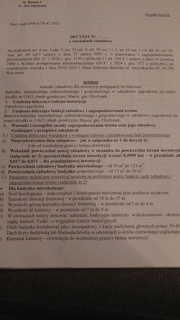SPRZEDAM DZIAŁKĘ 15500M2 MAROZ WAPLEWO