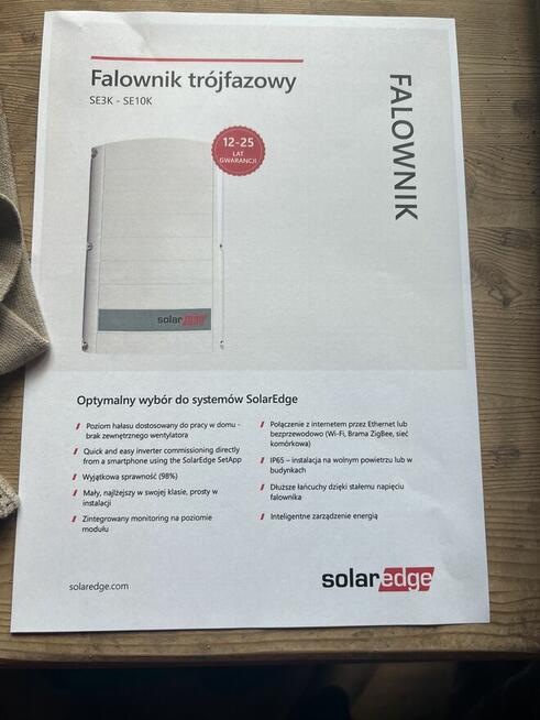 Falownik na gwarancji do solarow słonecznych
