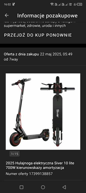 Hulajnoga elektryczna