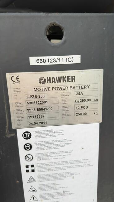 Wózek magazynowy elektryczny ATLET PLP/200P - sprawny