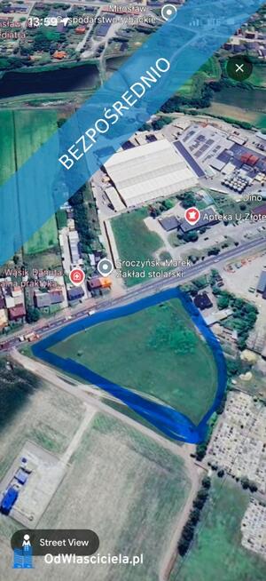 MIŁOSŁAW | DK15 | GOTOWY GRUNT POD INWESTYCJĘ