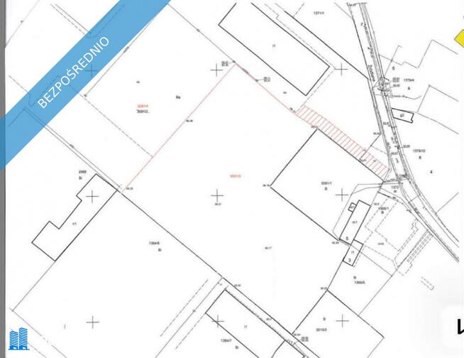 DZIAŁKA INWESTYCYJNA 4500 m² – SŁUPCA | MPZP U-P | BLISKO A2