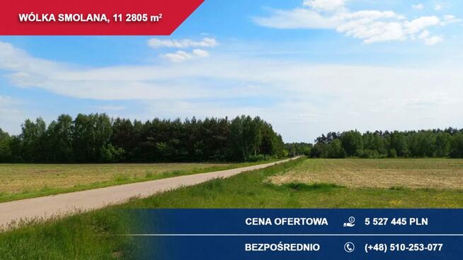 Działki inwestycyjne 11,28 ha pod osiedle – Gmina Brochów, okolice Sochaczewa | MPZP