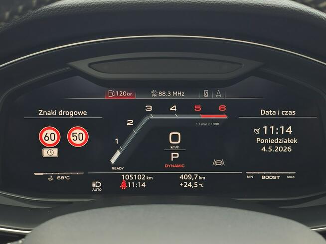 Audi SQ7 Pneumatyka_MatrixLED_Kamera360_Alcantara_SoundSystem_PamięćFotela_ACC